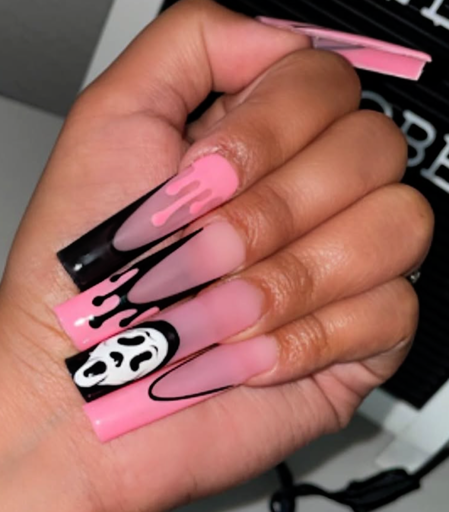Blood Drip Nails